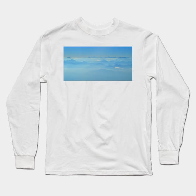 Swiss Alps. Long Sleeve T-Shirt by IgorPozdnyakov